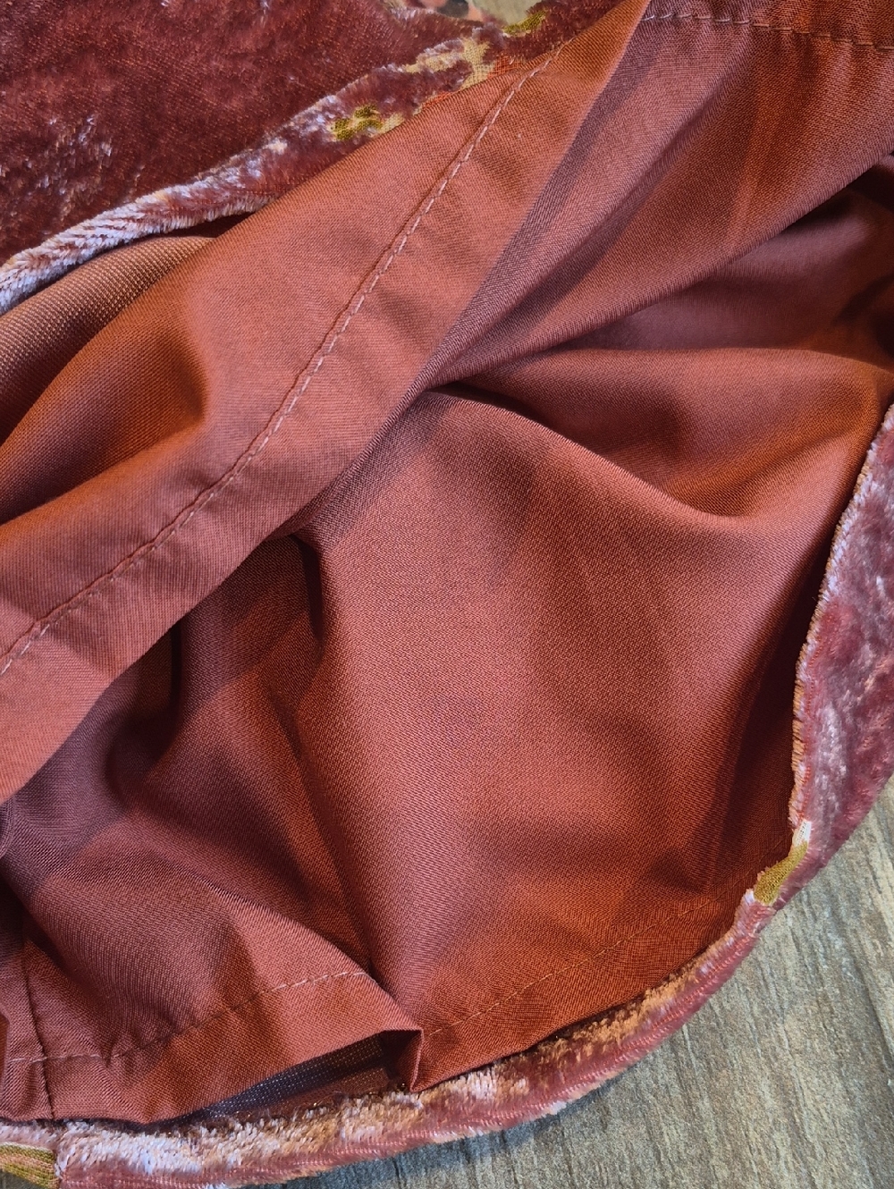 Anthro Hutch Floral Velvet Wide Leg Lined Pants & Lined Jacket Set, XS - Picture 8 of 16